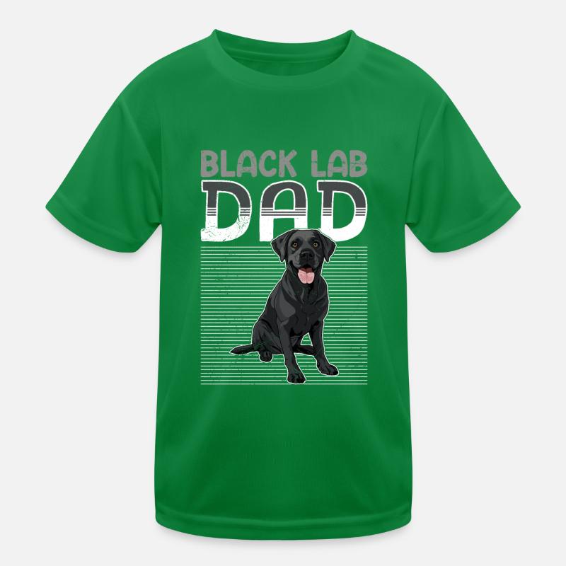 Black Labrador BLACK LAB DAD Labrador Propriétaire T-shirt sport Enfant