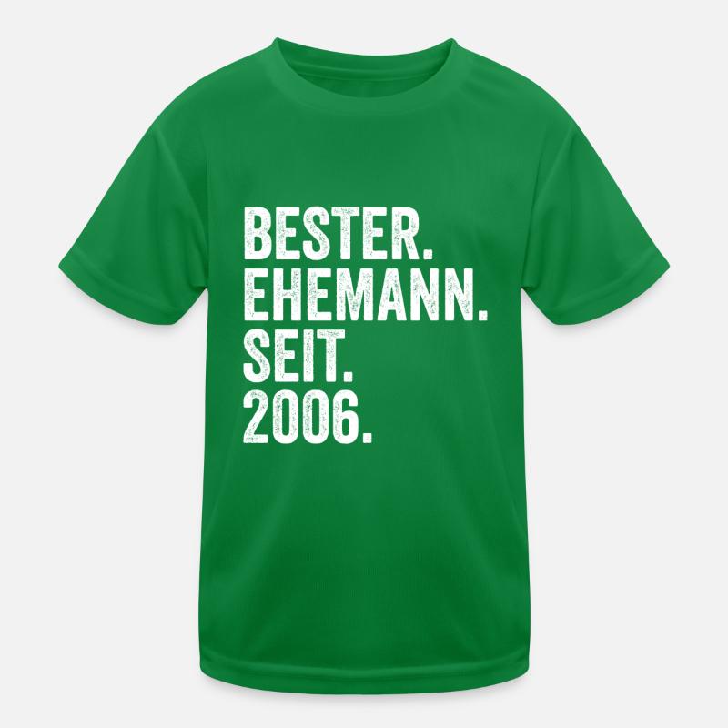 Valentinstag Bester Ehemann Seit 2006 Kinder Funktions-T-Shirt