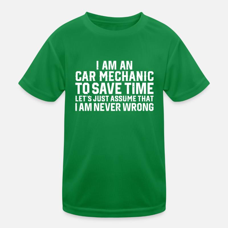 Devis de mécanicien automobile disant que le mécanicien automobile T-shirt sport Enfant