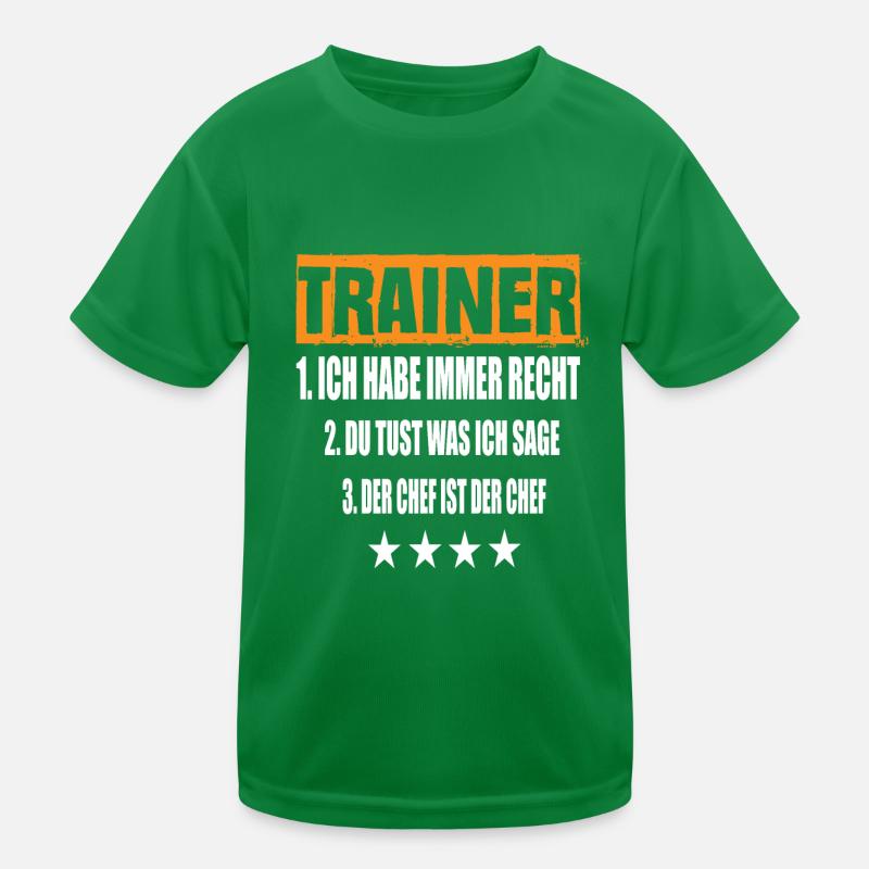 Trainer Kinder Funktions-T-Shirt