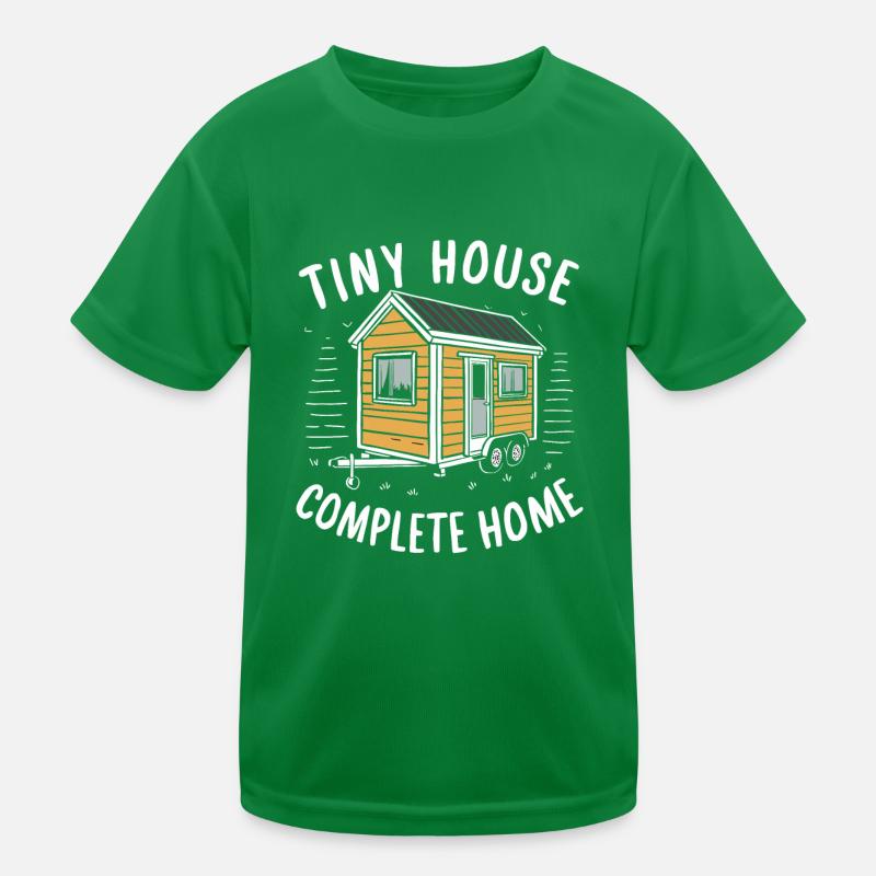 Rolling Tiny House Minimalistischer Lebensstil Kinder Funktions-T-Shirt