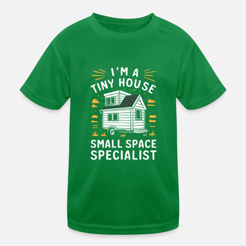 Rolling Tiny House Minimalistischer Lebensstil Kinder Funktions-T-Shirt