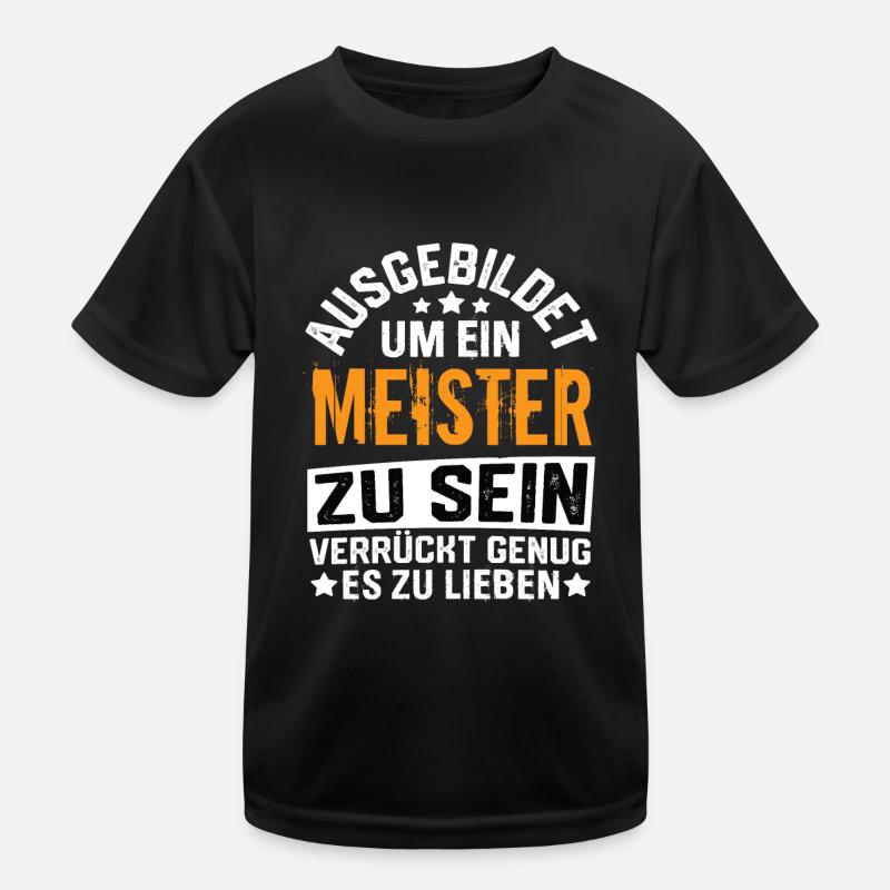 Master craftsman's examination Master craftsman craftsman Kids Functional T-Shirt