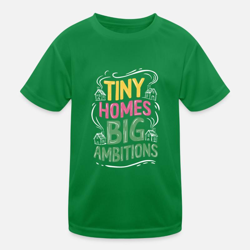 Rolling Tiny House Minimalistischer Lebensstil Kinder Funktions-T-Shirt