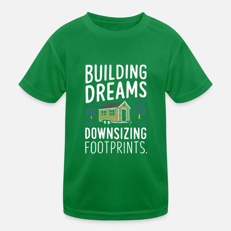 Rolling Tiny House Minimalistischer Lebensstil Kinder Funktions-T-Shirt