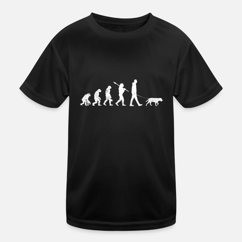 Labrador EVOLUTION Labrador Liebhaber Lustiges Kinder Funktions-T-Shirt