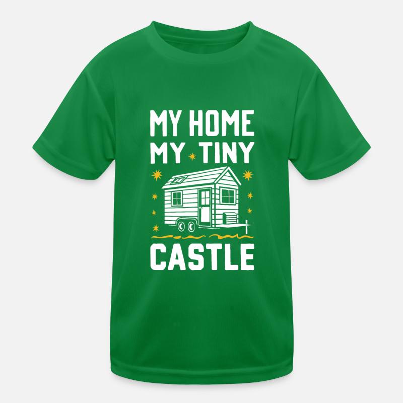 Rolling Tiny House Minimalistischer Lebensstil Kinder Funktions-T-Shirt