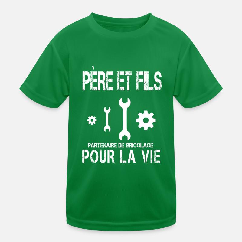 Father and Son DIY Dad Kids Functional T-Shirt