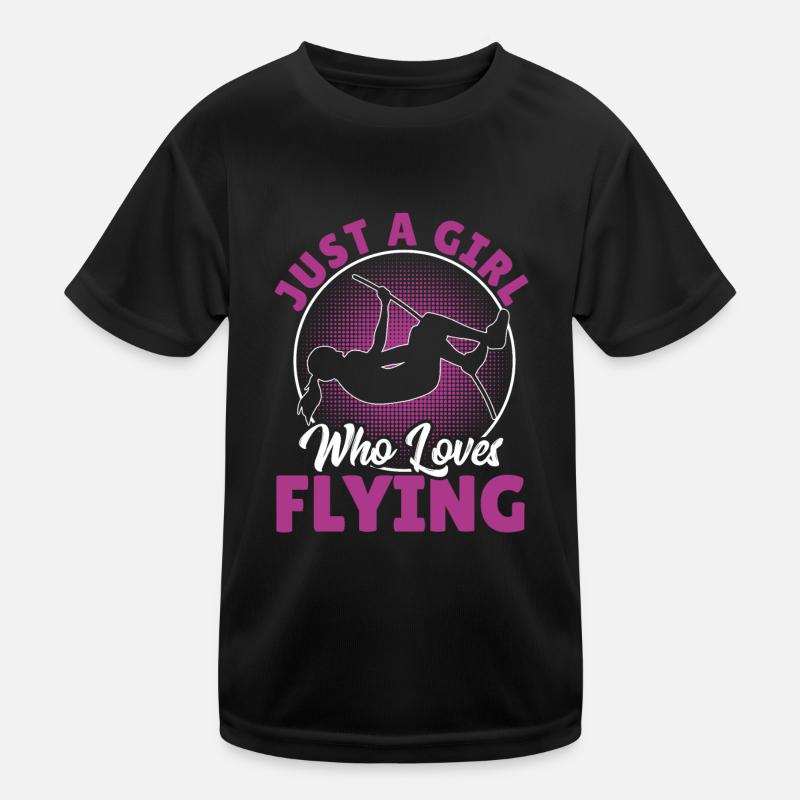 Stabhochspringer-Geschenk Kinder Funktions-T-Shirt