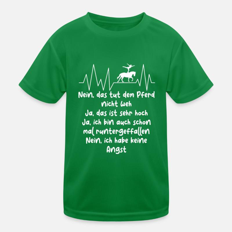 Loves Horse Vaulting Gift Kids Functional T-Shirt