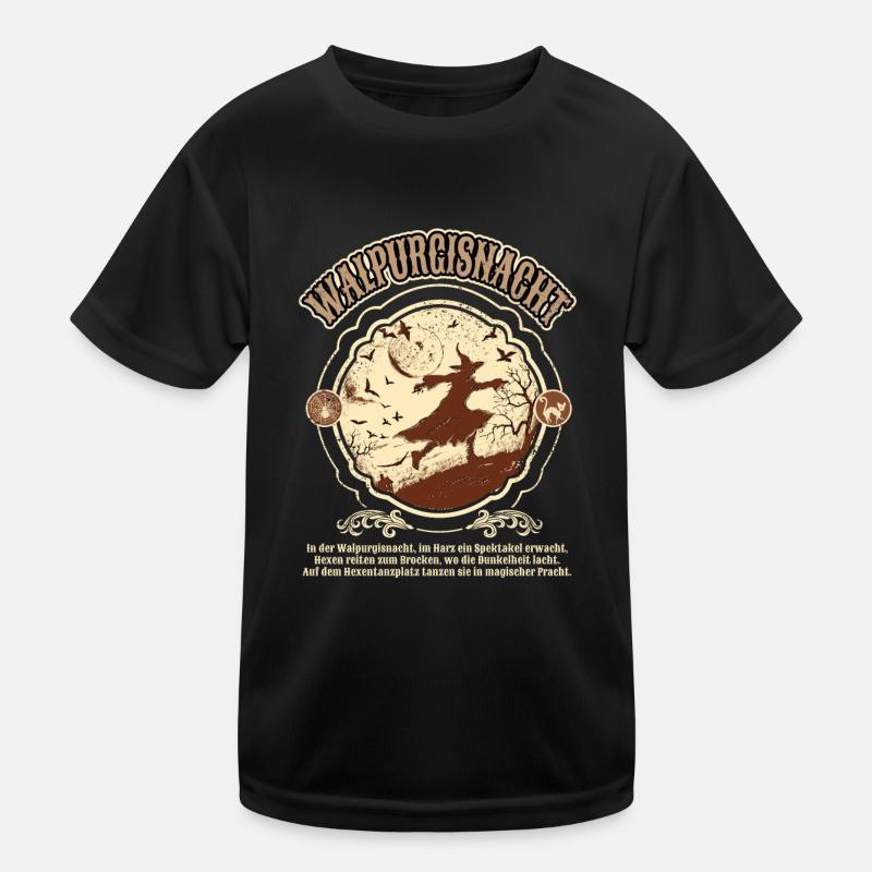 Gothic Hexen Geschenkidee okkulter Kinder Funktions-T-Shirt