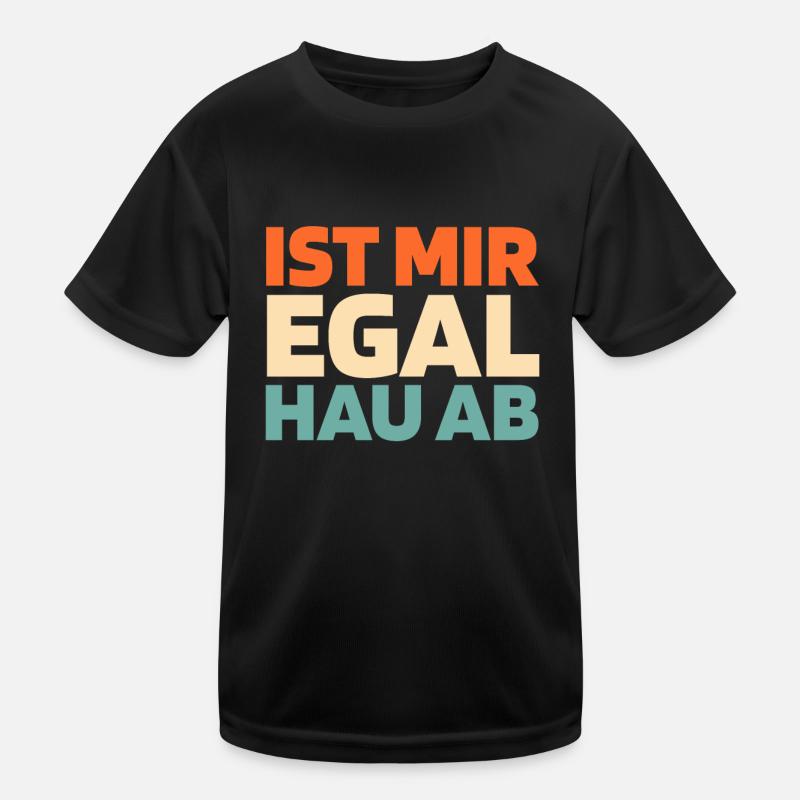 Schwarzer Humor Kinder Funktions-T-Shirt