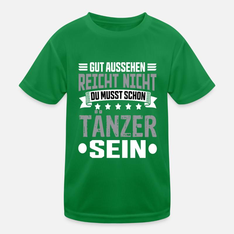 Tänzer Kinder Funktions-T-Shirt