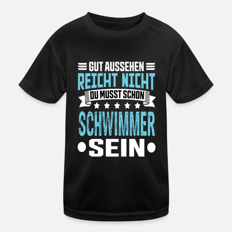 Swimmer Kids Functional T-Shirt