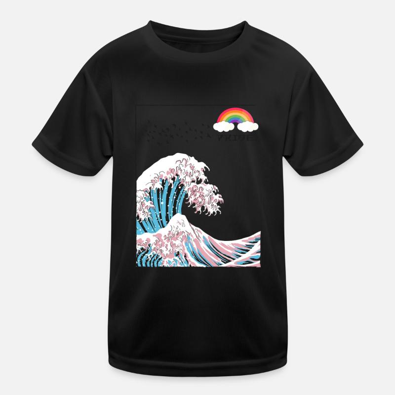 Trau dich, du selbst zu sein - Trans LGBT Farben in der Kinder Funktions-T-Shirt