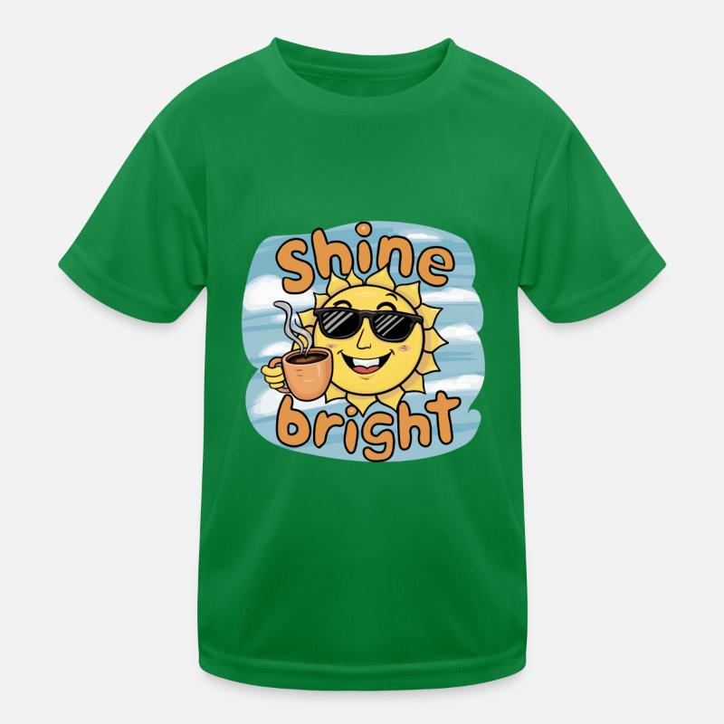 HELL LEUCHTEN Kinder Funktions-T-Shirt