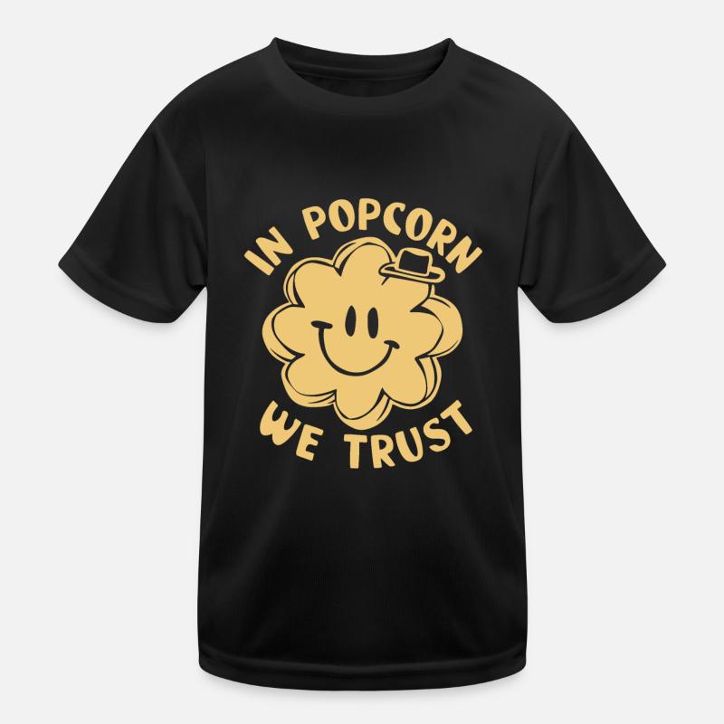 Lustiger Popcorn-spruch, Binge-watching-popcorn Kinder Funktions-T-Shirt