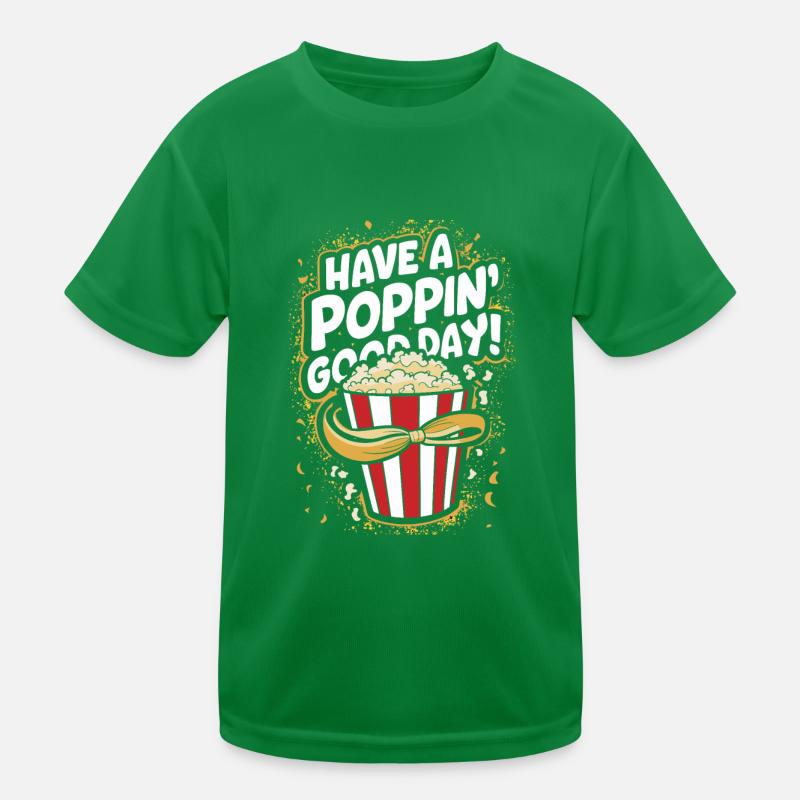 Lustiger Popcorn-spruch, Binge-watching-popcorn Kinder Funktions-T-Shirt