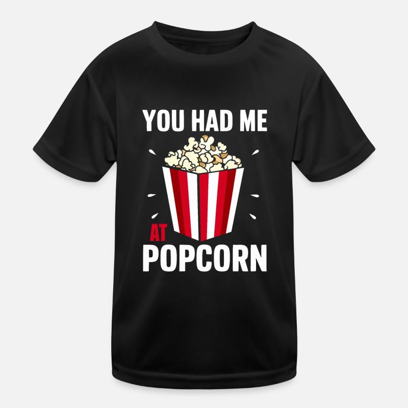 Dicton de pop-corn amusant, pop-corn en rafale T-shirt sport Enfant