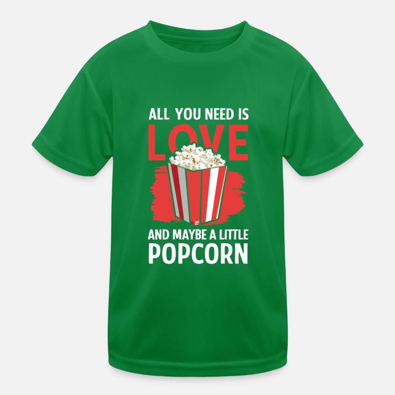 Lustiger Popcorn-spruch, Binge-watching-popcorn Kinder Funktions-T-Shirt