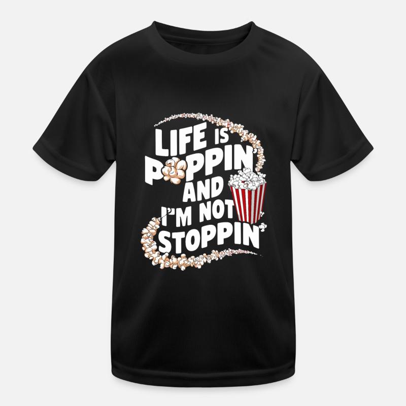 Lustiger Popcorn-spruch, Binge-watching-popcorn Kinder Funktions-T-Shirt