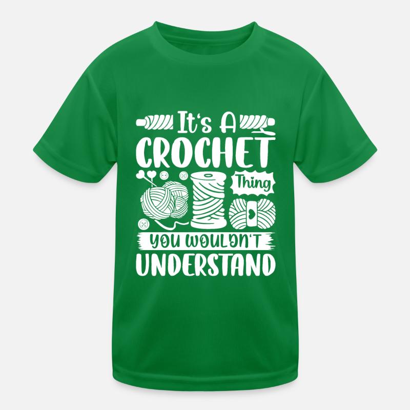C’est un truc au crochet que vous ne comprendriez pas - Croc T-shirt sport Enfant