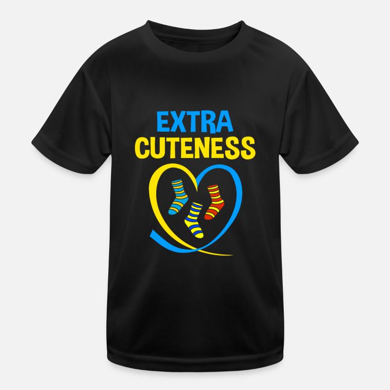 Down Syndrom T21 Chromosom Trisomie Kinder Funktions-T-Shirt