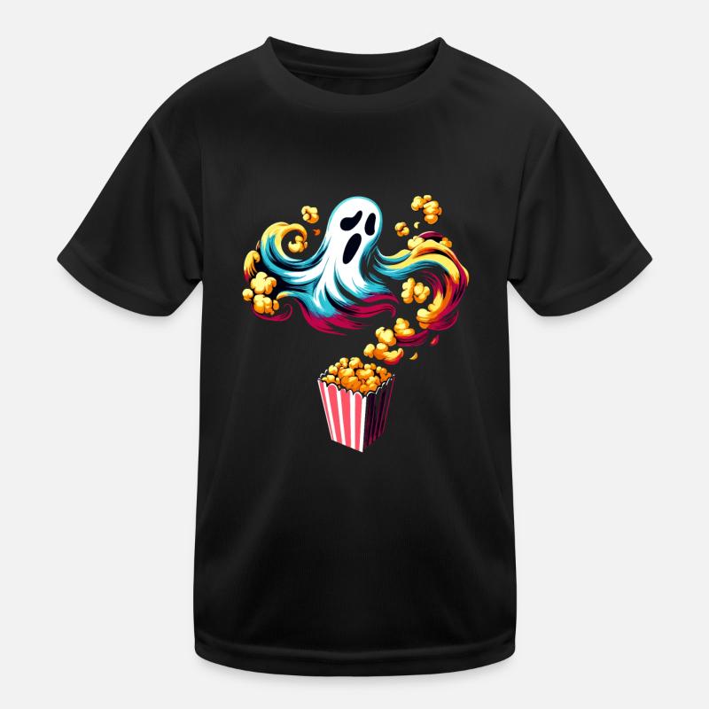 Funny popcorn saying, binge-watching popcorn Kids Functional T-Shirt
