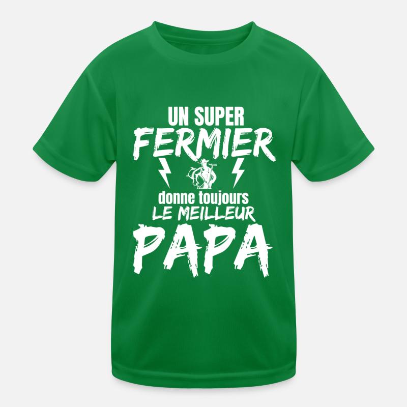 SUPER DAD CLOSE Kids Functional T-Shirt