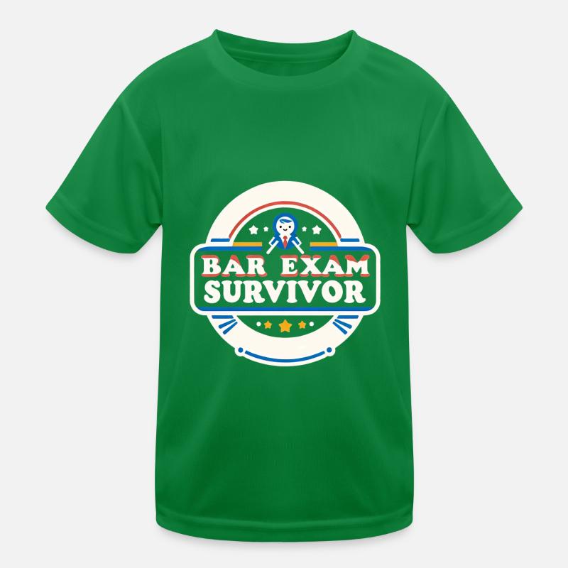 Bar Exam Survivor 9 Kids Functional T-Shirt