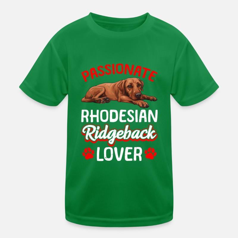 Ridgeback PASSIONNÉ DE RHODESIAN RIDGEBACK LOVER T-shirt sport Enfant