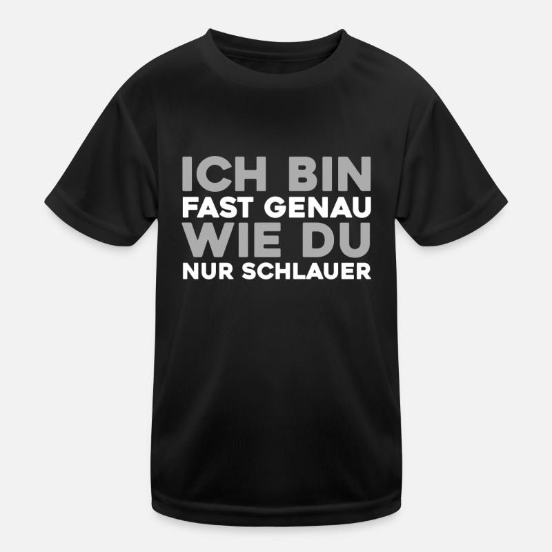Schwarzer Humor Kinder Funktions-T-Shirt