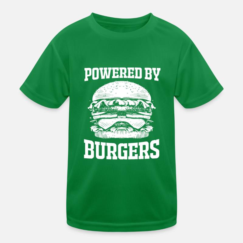 Cheeseburger Kids Functional T-Shirt