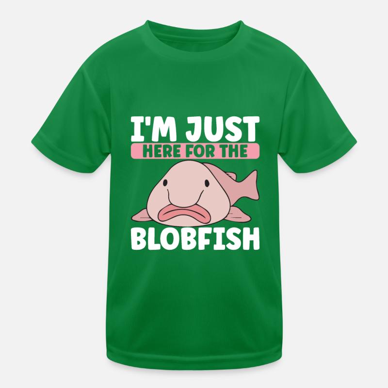 Poisson blob mignon poisson laid T-shirt sport Enfant