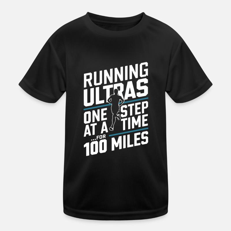 Ultra Running Ultramarathon Runner Marathoner Kids Functional T-Shirt