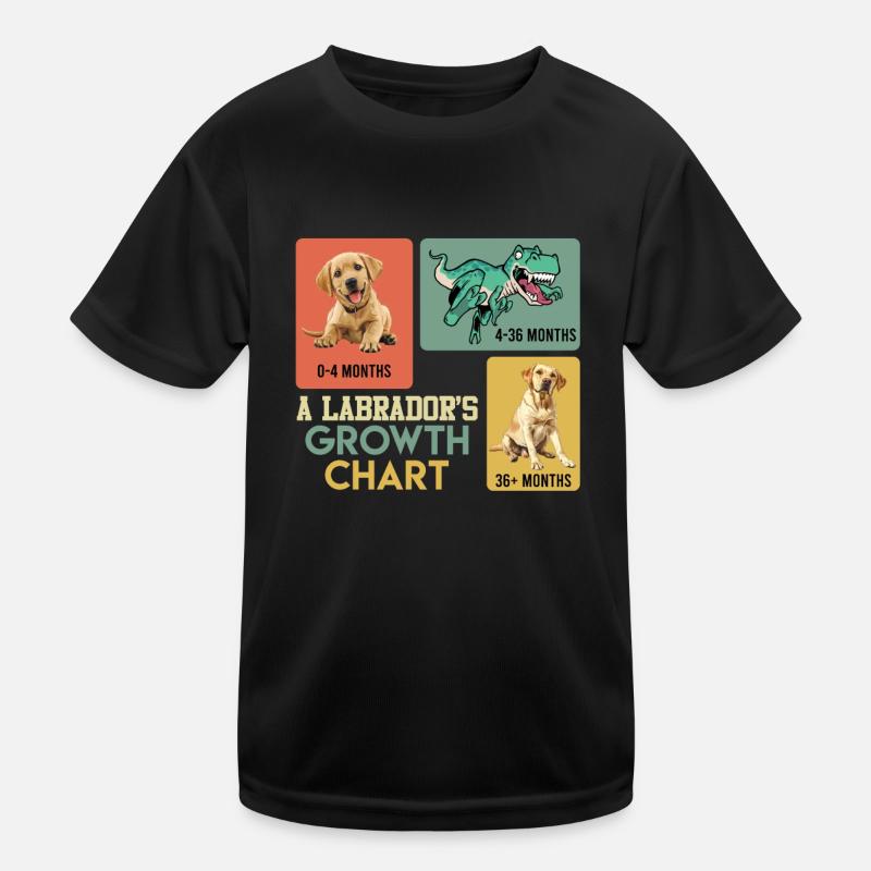 Labrador Lover Labrador COURBE DE CROISSANCE T-shirt sport Enfant