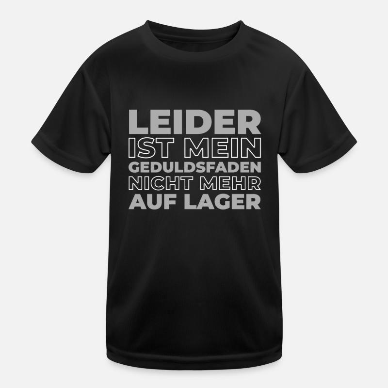 Schwarzer Humor Kinder Funktions-T-Shirt