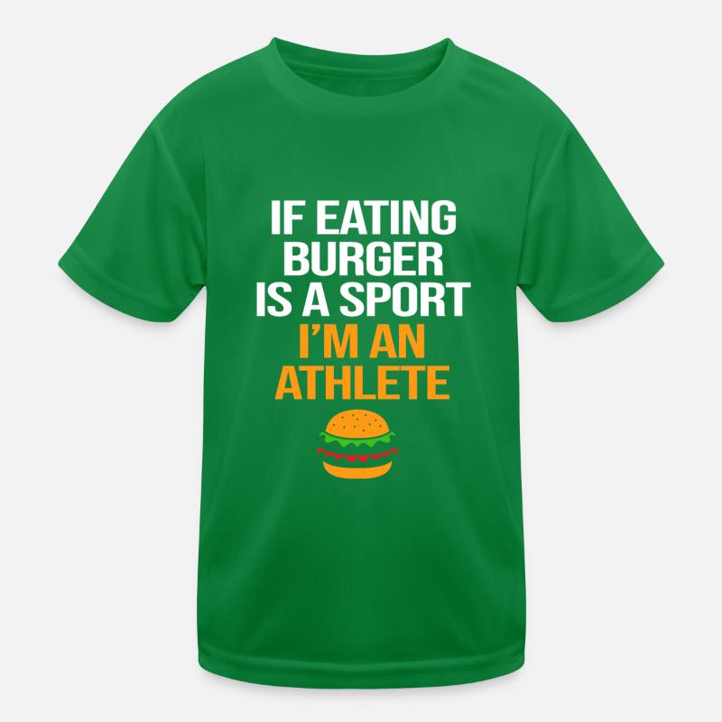 Cheeseburger Kids Functional T-Shirt