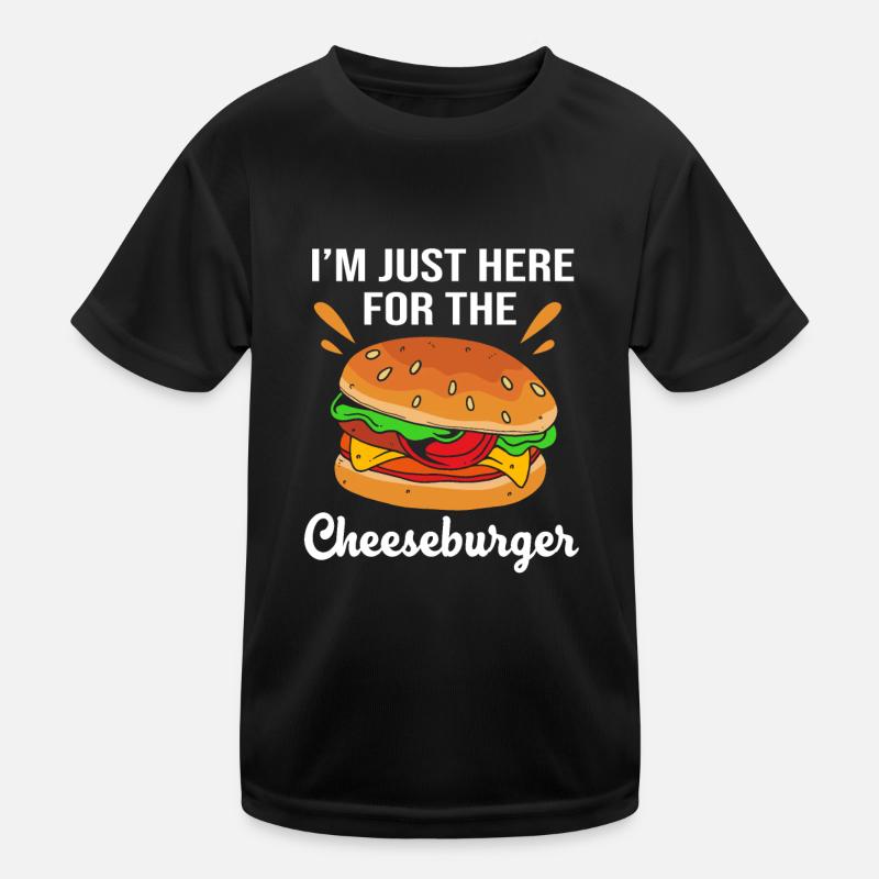 Cheeseburger Burger Kinder Funktions-T-Shirt