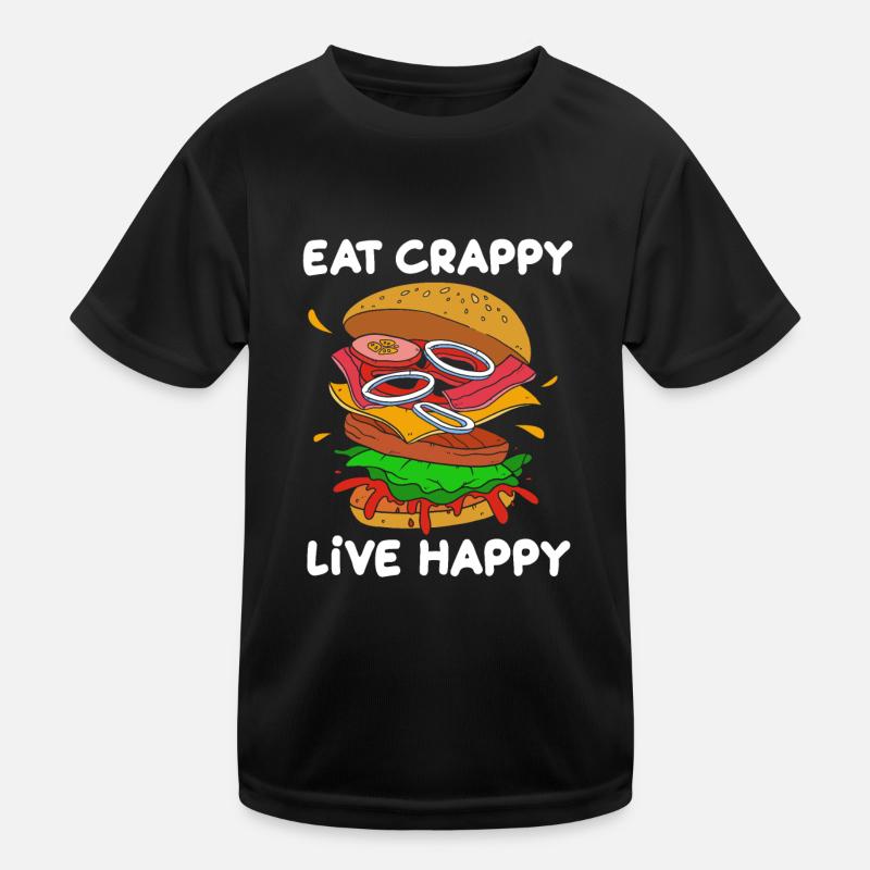 Cheeseburger Kinder Funktions-T-Shirt