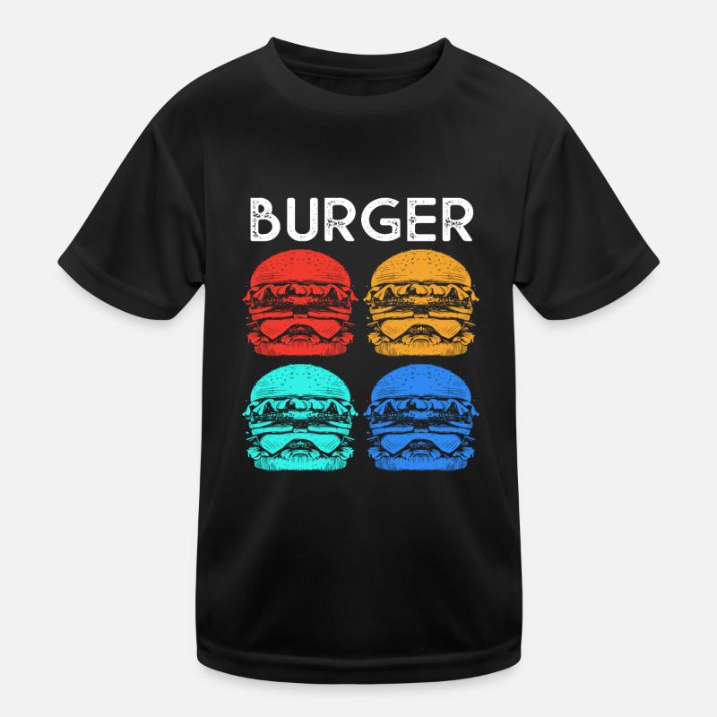 Cheeseburger Kinder Funktions-T-Shirt