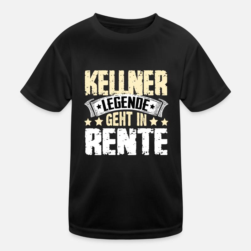 Waiter legend retires Kids Functional T-Shirt