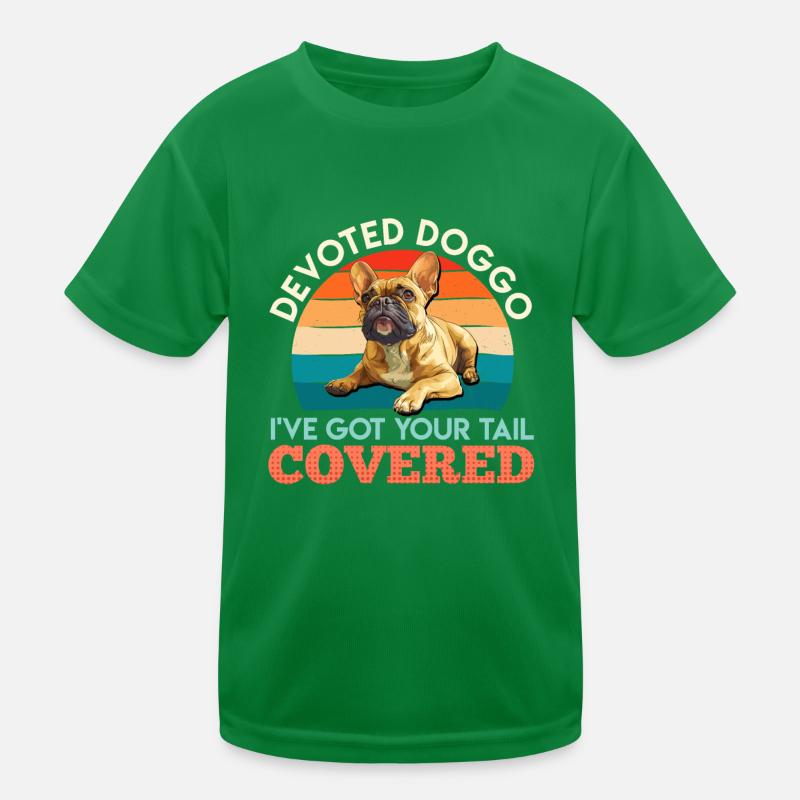 Bouledogue français DOGGO DÉVOUÉ Drôle T-shirt sport Enfant