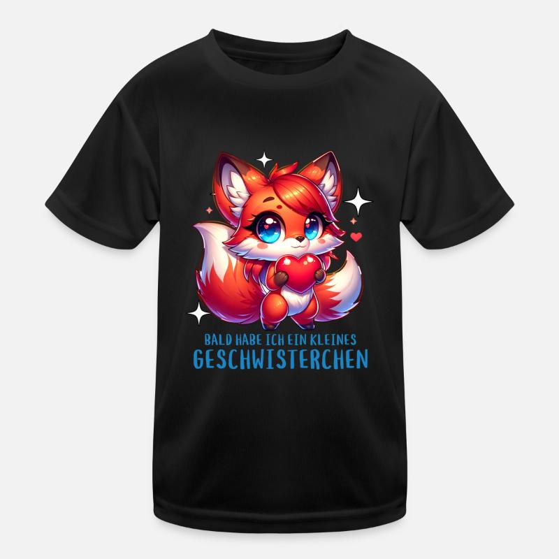 Ich bekomme ein Geschwister Bruder Schwester Kinder Funktions-T-Shirt