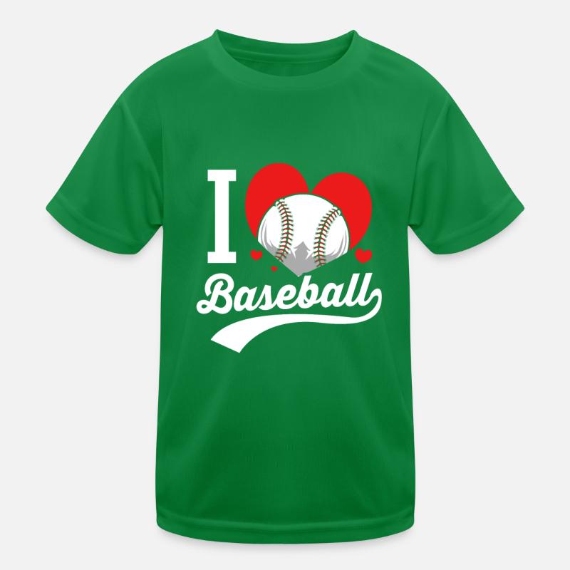 Baseball Kids Functional T-Shirt