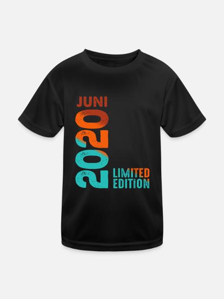 Limited Edition June 2020 Legendary since June 2020 - Kids Functional T-Shirt - black - Front
