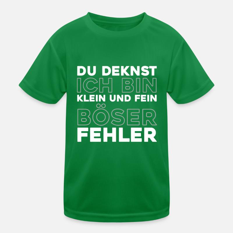Schwarzer Humor Kinder Funktions-T-Shirt