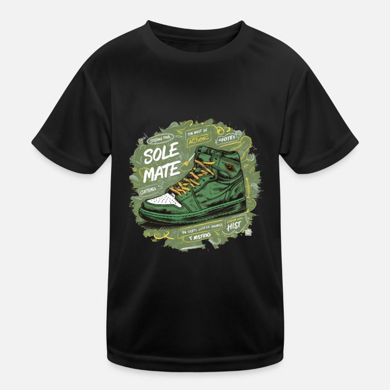 COOLE SCHUHE, SOLE MATE Kinder Funktions-T-Shirt