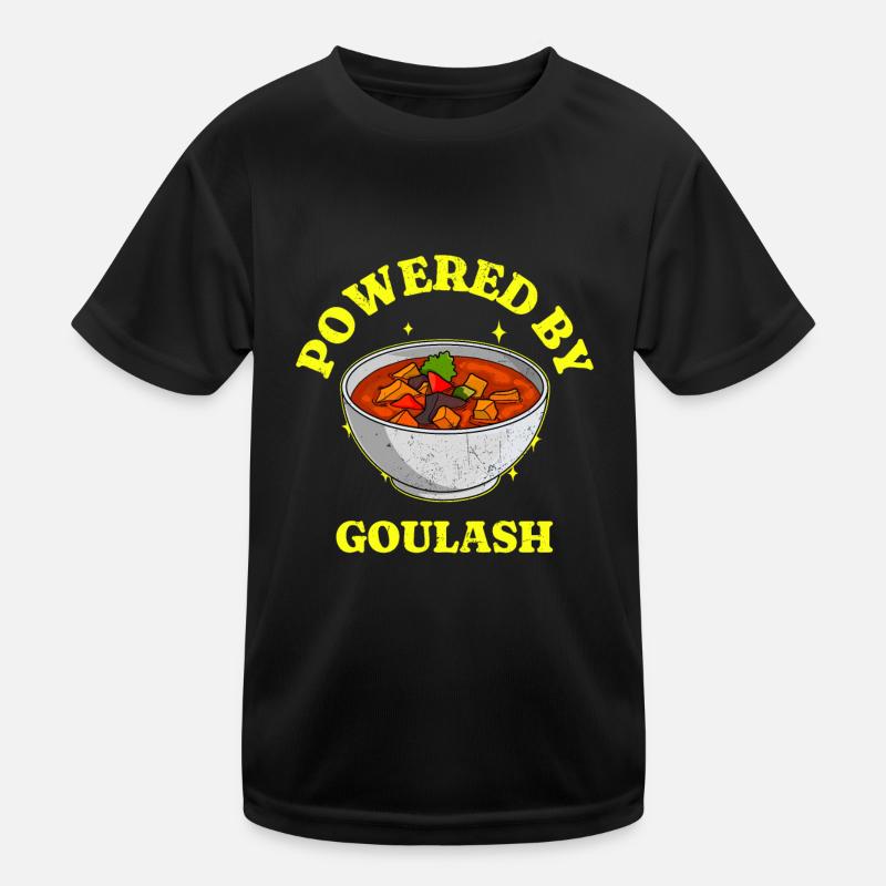 Gulasch National Gerischt Ungarn Eintopf Kinder Funktions-T-Shirt