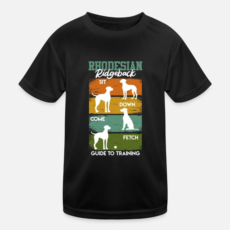 RHODESIAN RIDGEBACK GUIDE TO TRAINING Lustig Kinder Funktions-T-Shirt